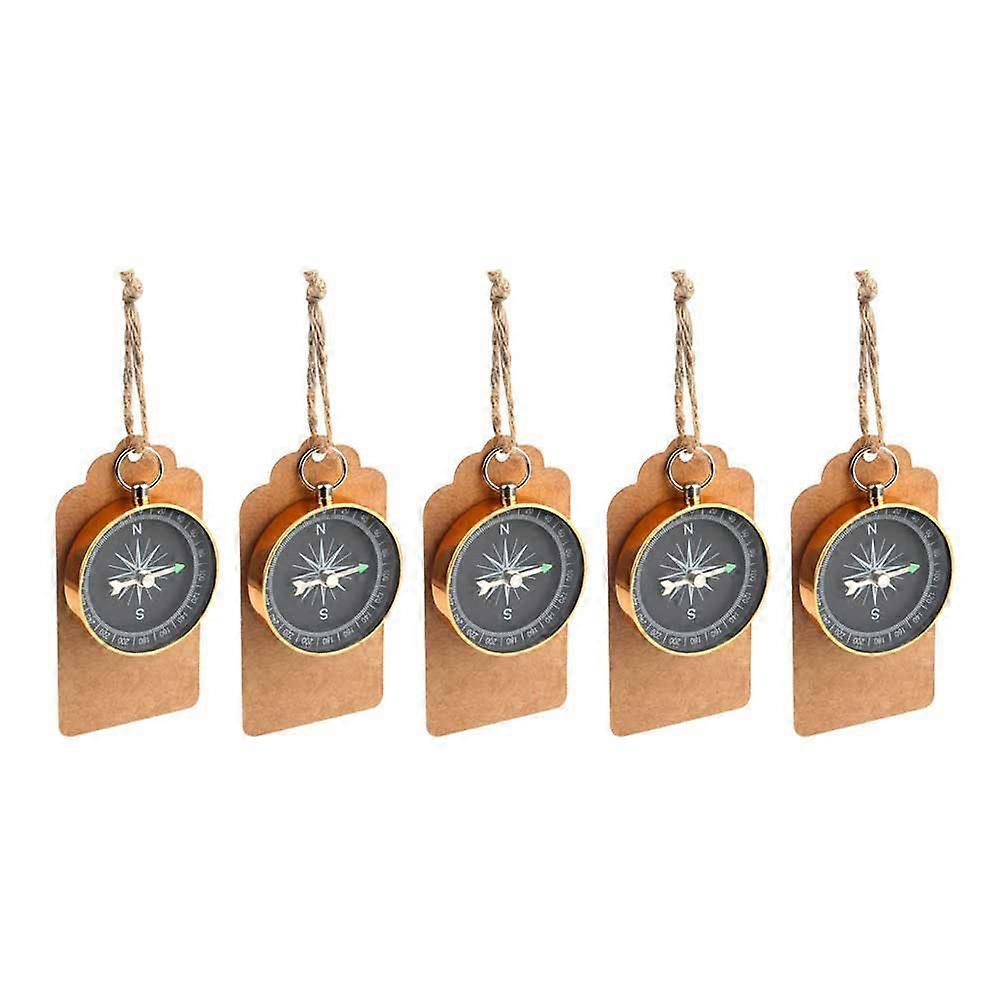 Mini Compass Pendant for Party Decorations 8Pcs Pack
