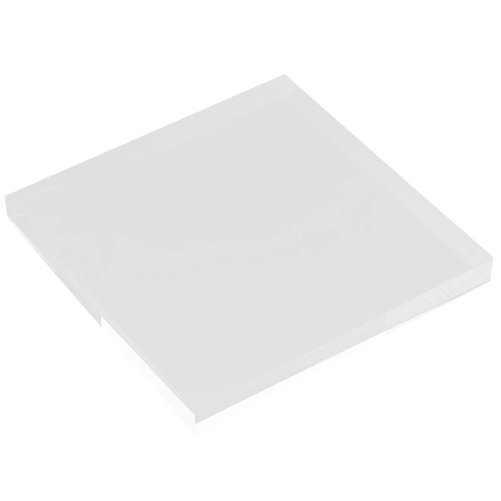 Acrylic Block Square Cosmetics Base for Displaying 1 Unique Storage Rack