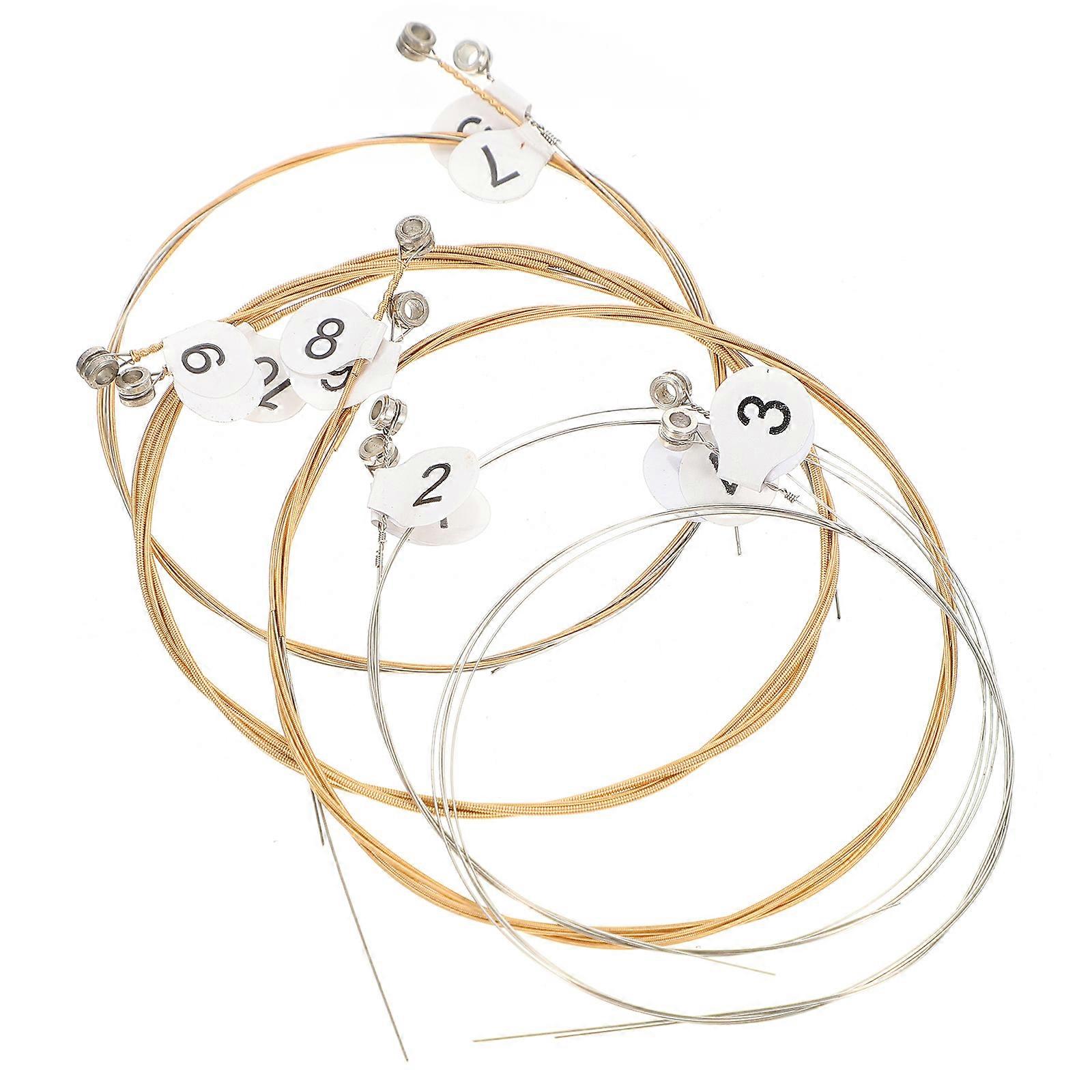 10Pcs Professional Lyre Strings Music Wire Sturdy Strings Lyre Strings