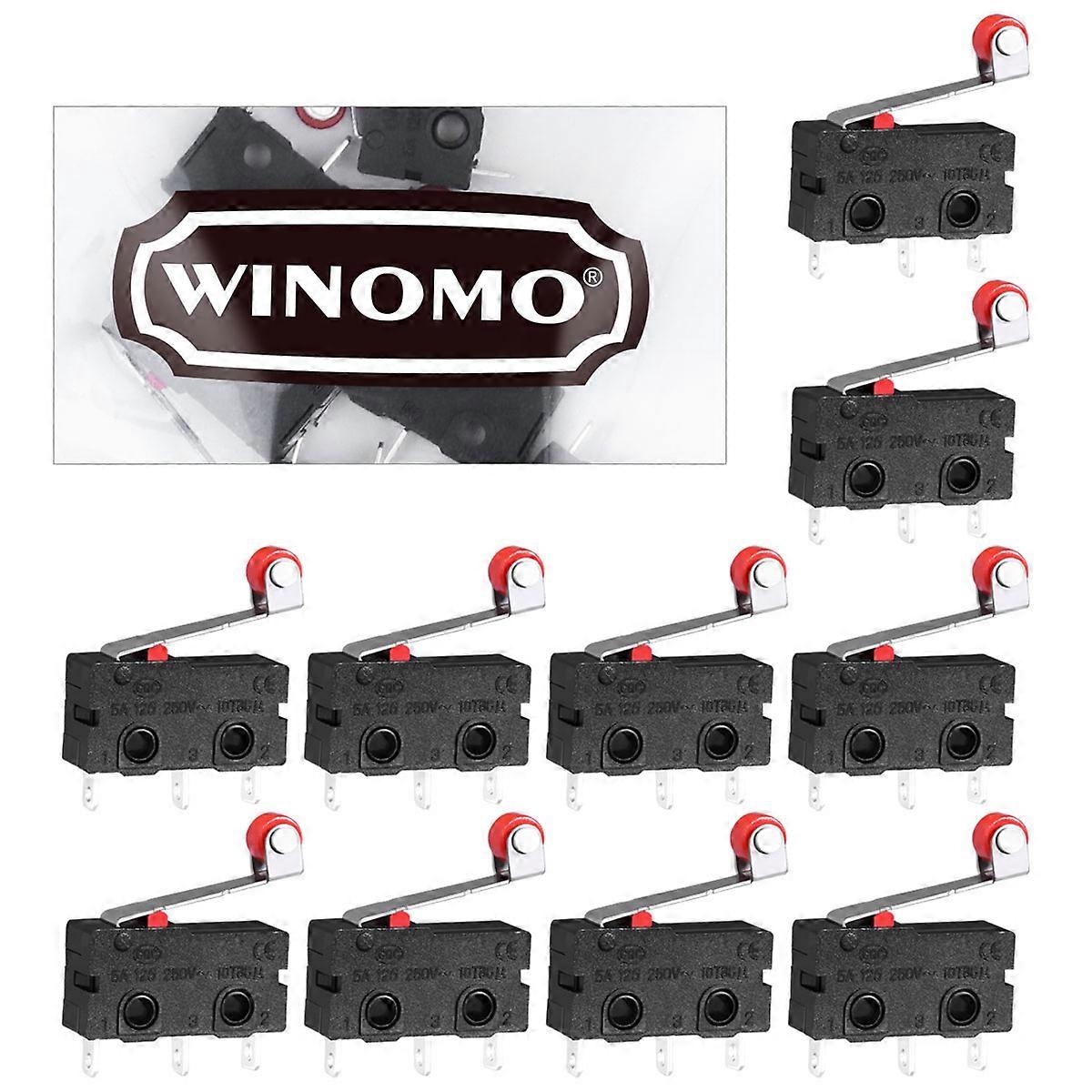 Roller Arm Switch Hinge Roller Lever Actuator Momentary Action Electronic Equipments 10Set