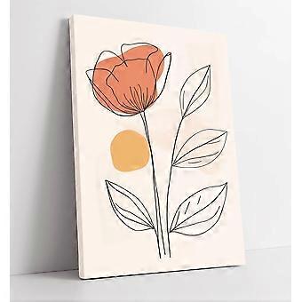Blumen-Minimalismus-Linienzeichnungs-Puzzlespiel für Erwachsene und Kinder AY0166