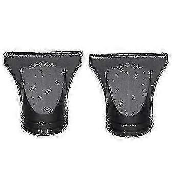 2-Pack Black Hair Dryer Diffuser, Wide Nozzle Design for Professional Styling, Fits Most Dryers