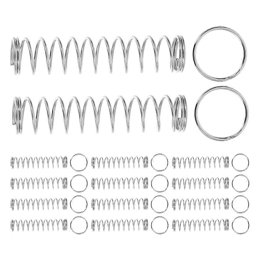Silver Magic Spring Ring Puzzle Set for Performance 20 Pieces Included
