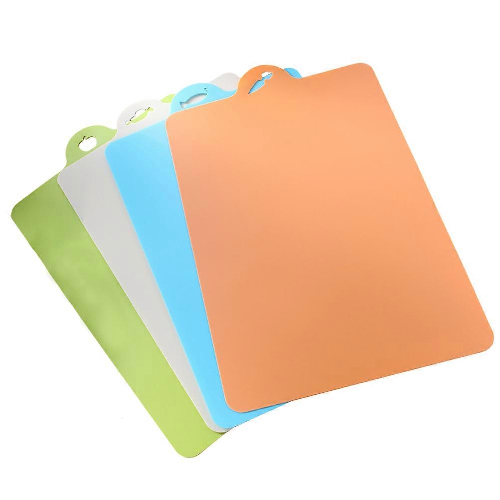 Soft Cutting Board Flexible Cutting Board for Kitchen Use 4Pcs Color-Code Set