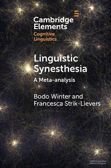 Linguistic Synesthesia - Bodo Winter - Paperback - en Book