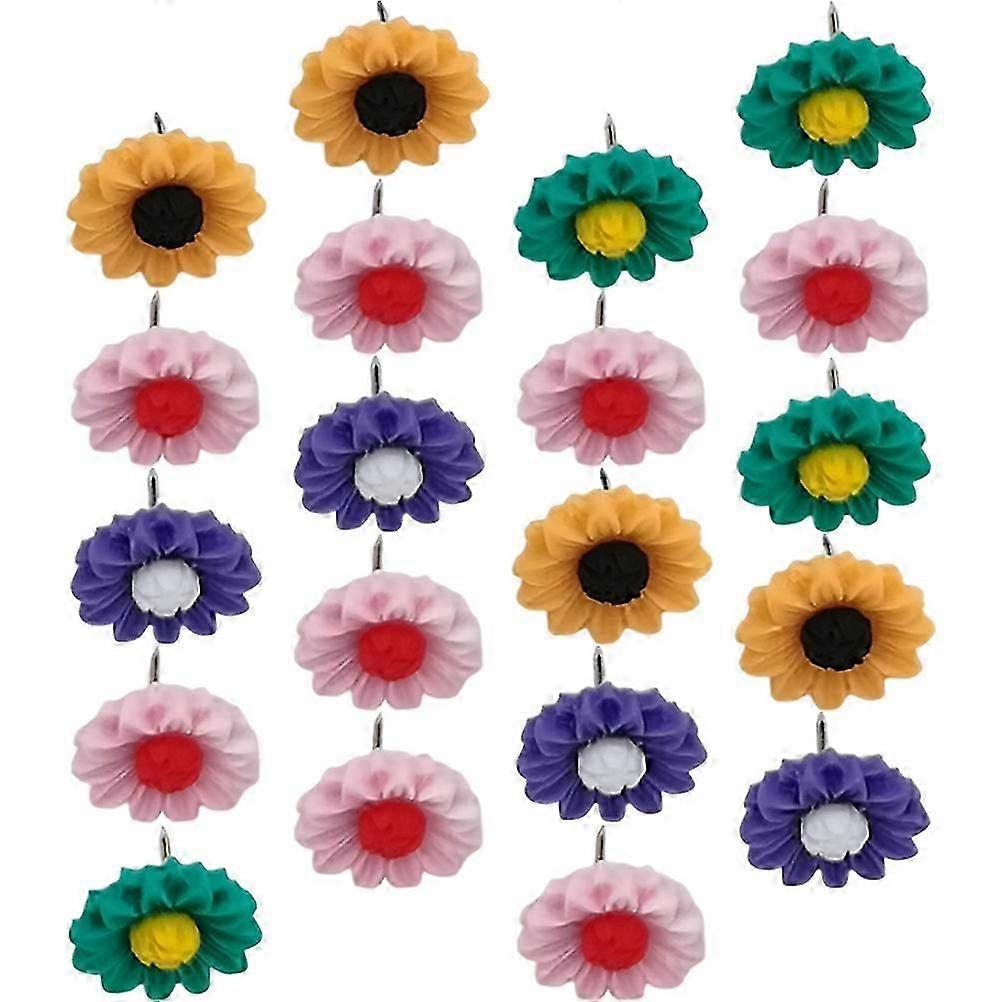 Multi-Function Push Pin for Home Supply Sunflower Thumb Tacks 20Pcs