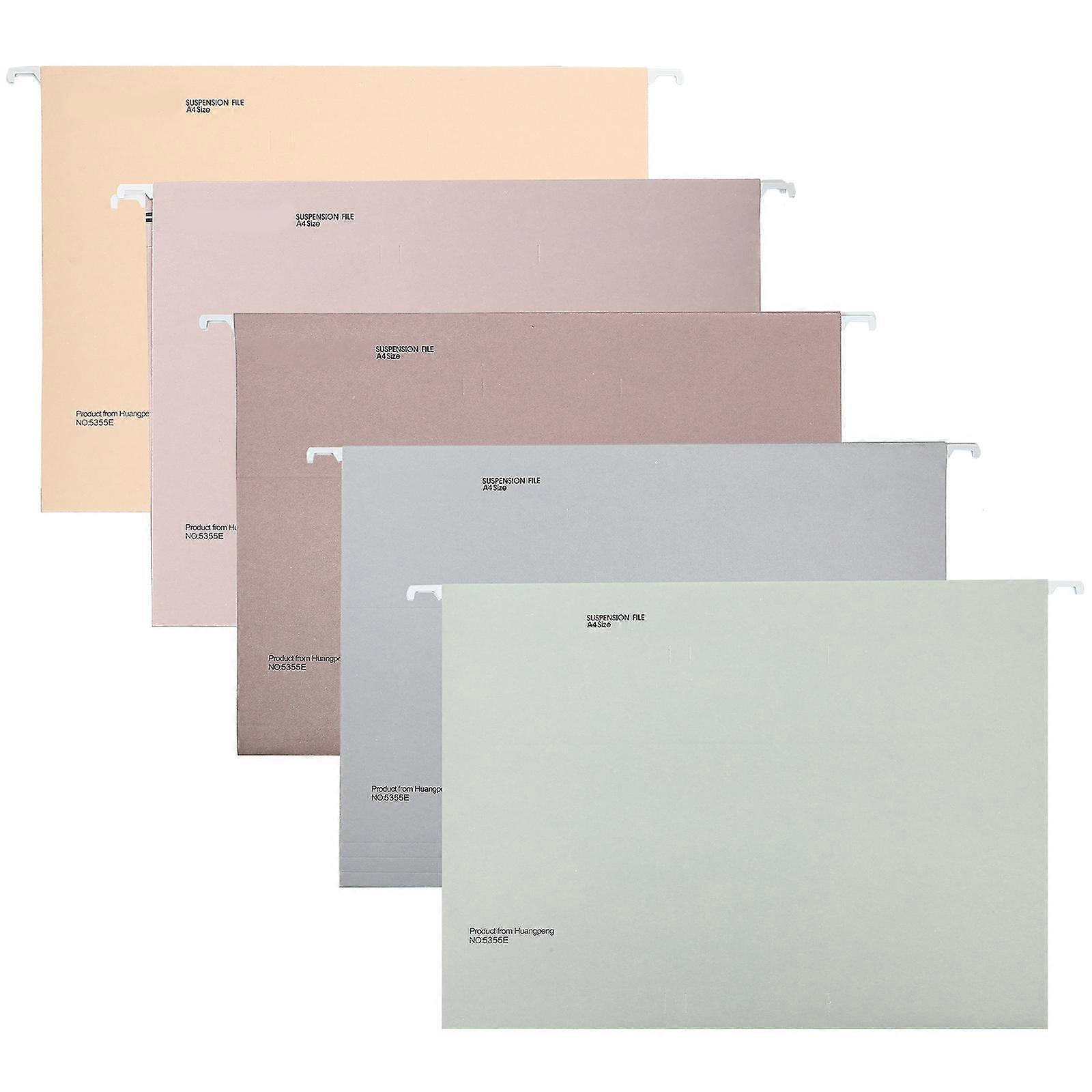 File Folders Hanging File Folder for Storage 5Pcs Portable Documents