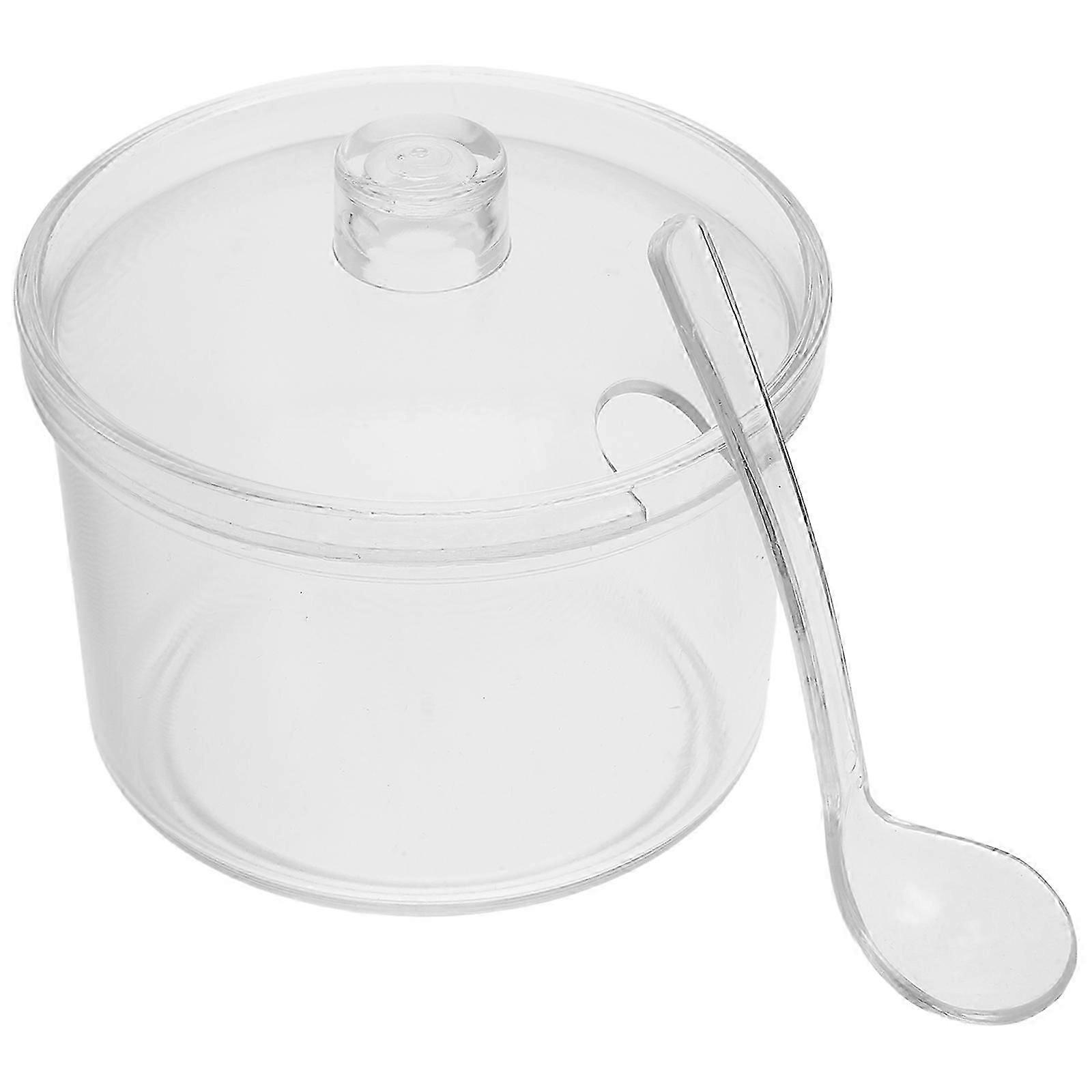 Transparent Condiment Container Acrylic Jar for Kitchen Storage