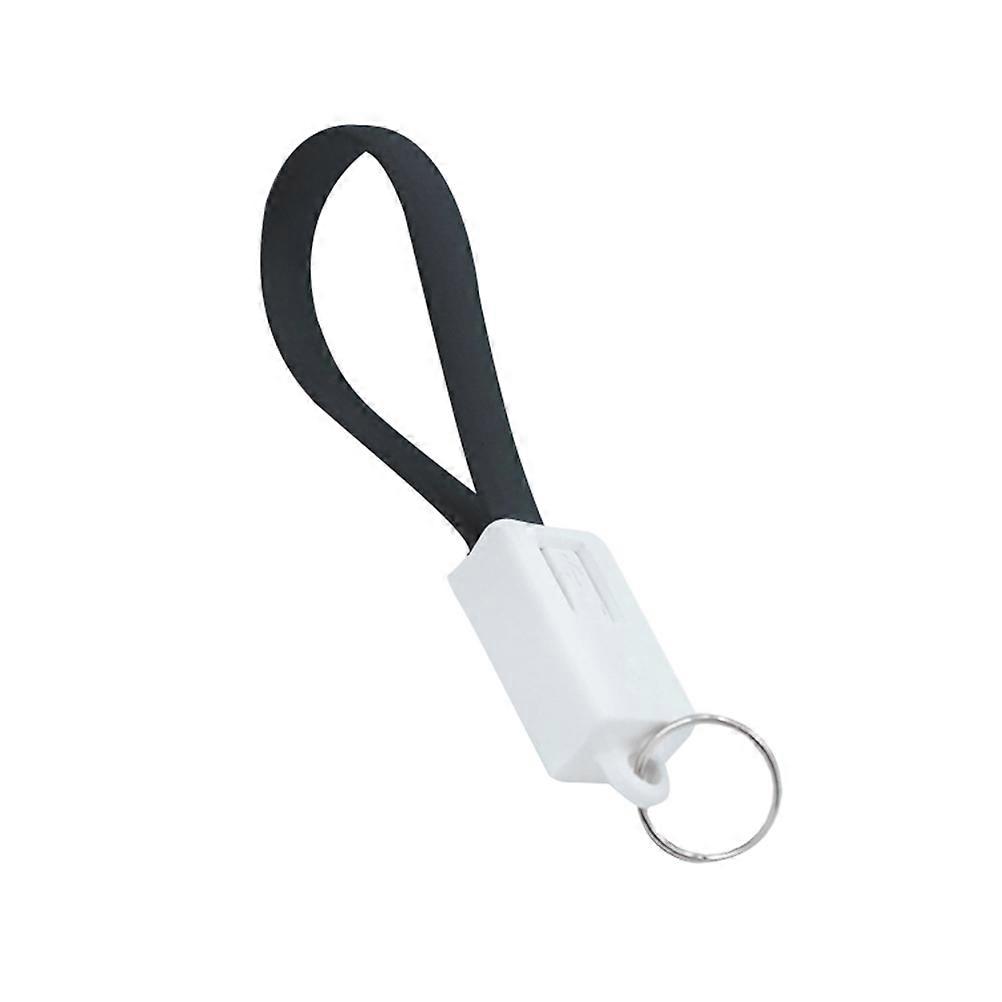 Micro USB Cable Key Holder USB Cable with Charging Function Black