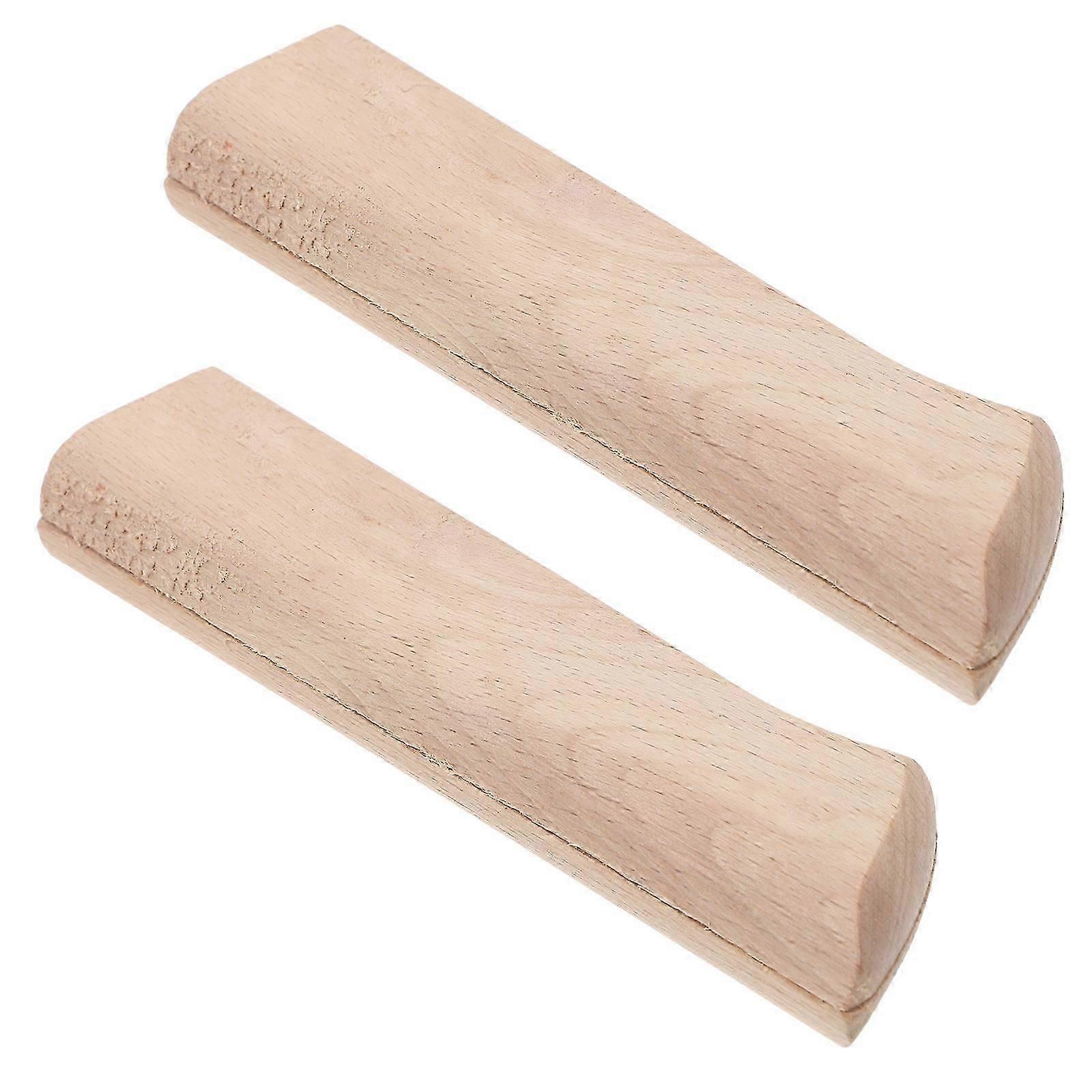 Beech Wood Handle Replacement for Kitchen 4Pcs Set