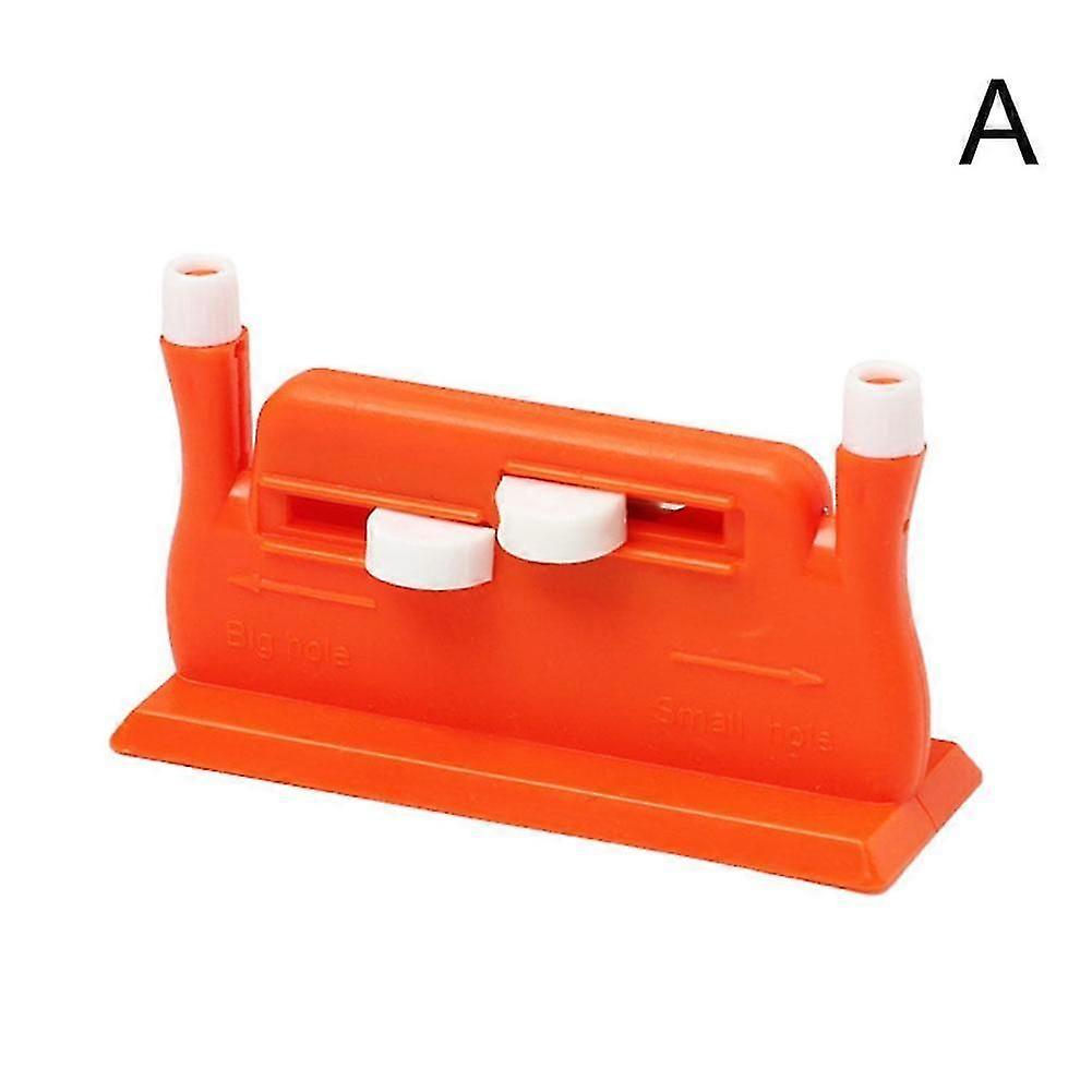 Sewing tool with simple, automatic needle threader, double-sided thread guide wire
