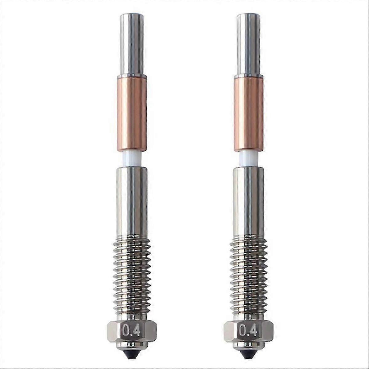 2Pcs for QIDI Plus4 Bimetal Nozzle Quick Removal