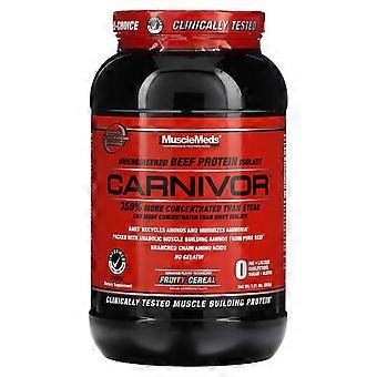 MuscleMeds, Carnivor, Bioengineered Beef Protein Isolate, Fruity Cereal, 1,91 lbs (868 g)