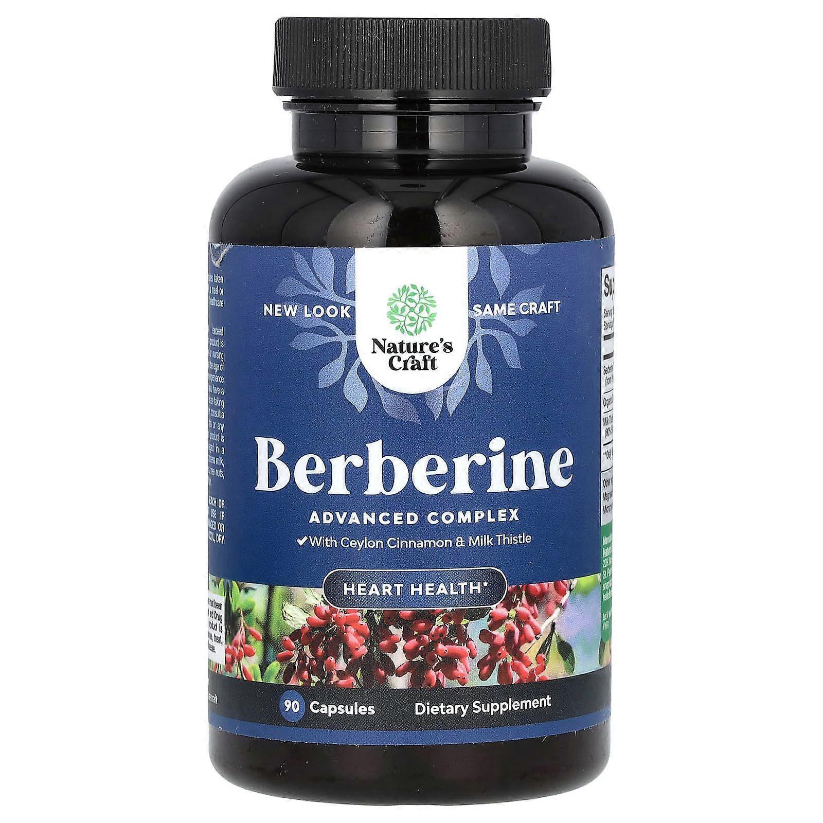Nature's Craft, Berberine, 90 Capsules