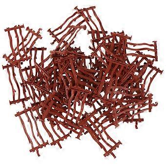 50Pcs Simple Fence Toys Children DIY Farms Fences Toys Lifelike Fence Models