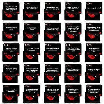 50 Couples Conversation Cards - Fun Dating Game for Deeper Connection & Relationship Building - Perfect for Date Night!
