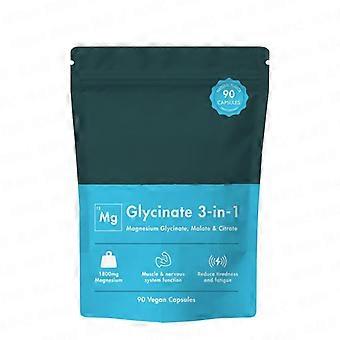 Mg Glycinate 3 in 1, 90 Vegan Capsules