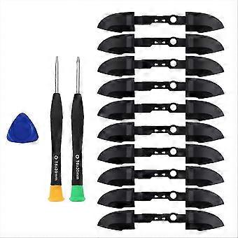 10 Pcs Replacement LB RB Trigger Buttons compatible with Xbox Series X S Controllers Shoulder Bumpers Repair Kit