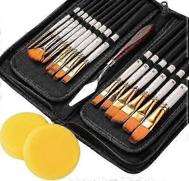 Portable Nylon Paintbrush Set for Multi-Scenario Use