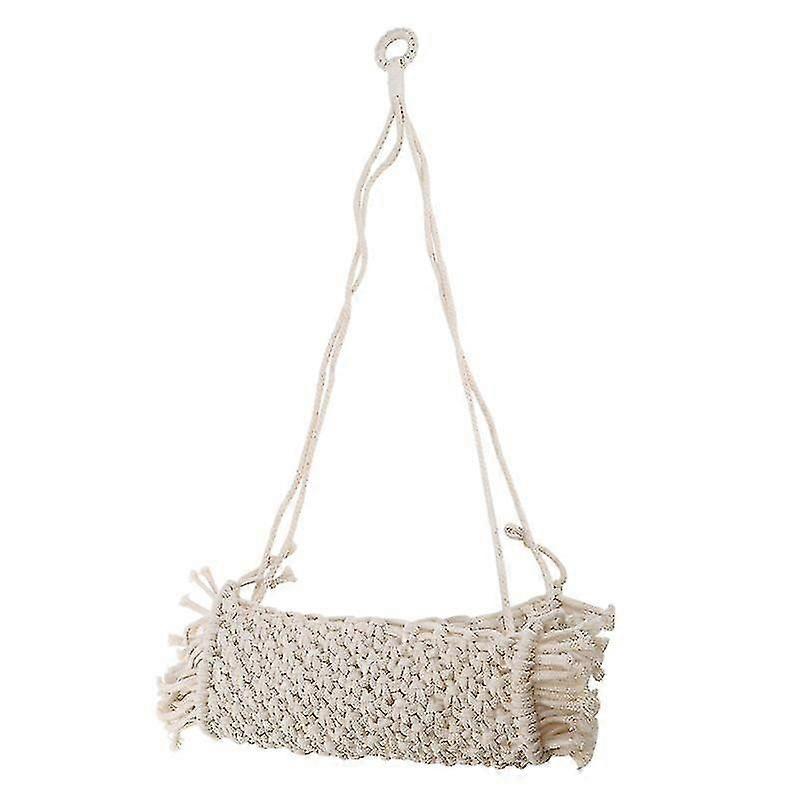 1pcs Hemp Cords Hanging Basket