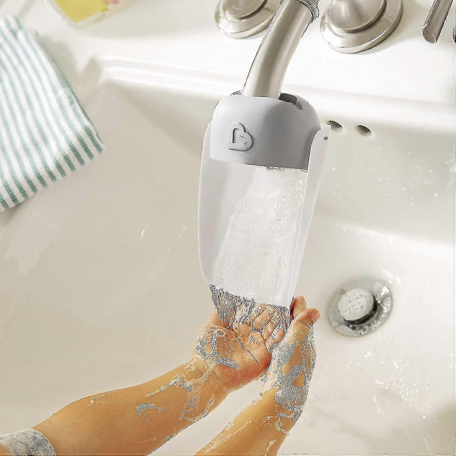 Faucet Extender 2 Piece Set, Grey