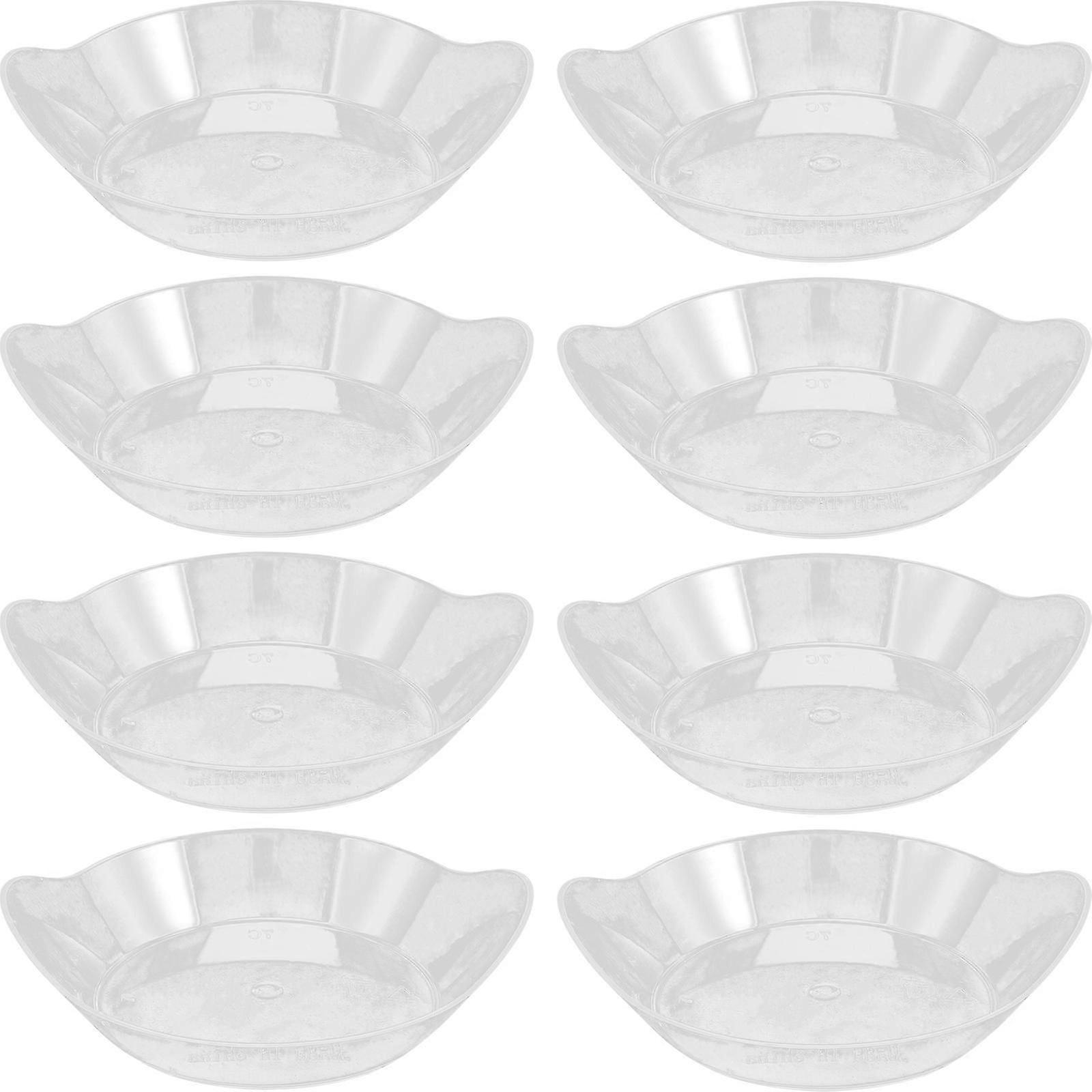 Transparent Dessert for Storage Use 50Pcs Round