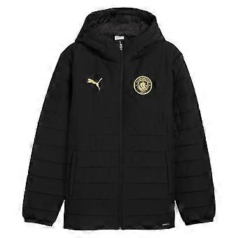 2026-2027 Man City Training Hooded Padded Jacket (Black)