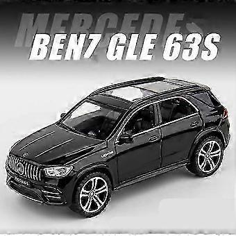 2025 1:32 Alloy s GLE 63S Coupe Car Model Diecasts Vehicles Metal Pull Back Car Simulation Sound Light Childrens Gifts Collection