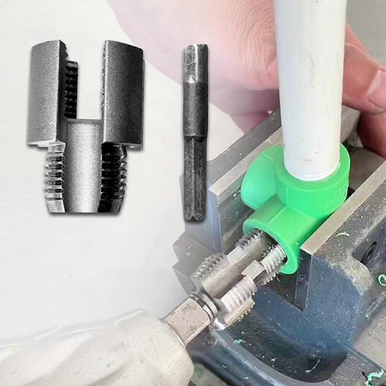 3xPPR Pipe Threader Practical Threading Device for Electric Drill Thread Maker