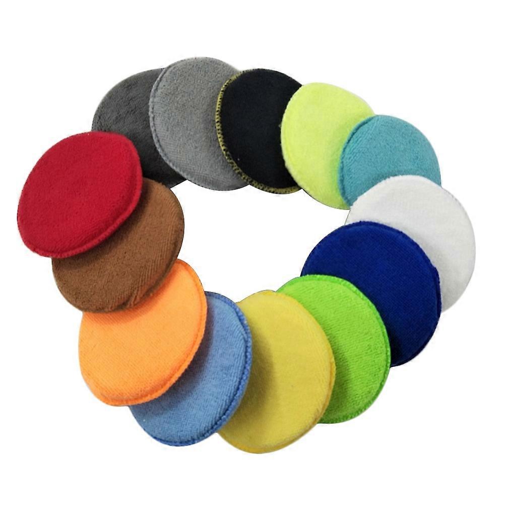 Wax Applicator Sponge Pads for Waxing Use 10Pcs Microfiber Assorted Color
