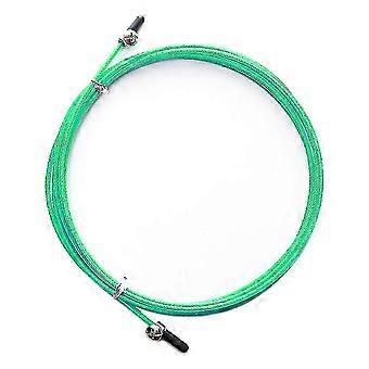 Stainless Steel Jump Rope with Nylon Coating for Speed Training and CrossFit Durability in High Intensity Workouts
