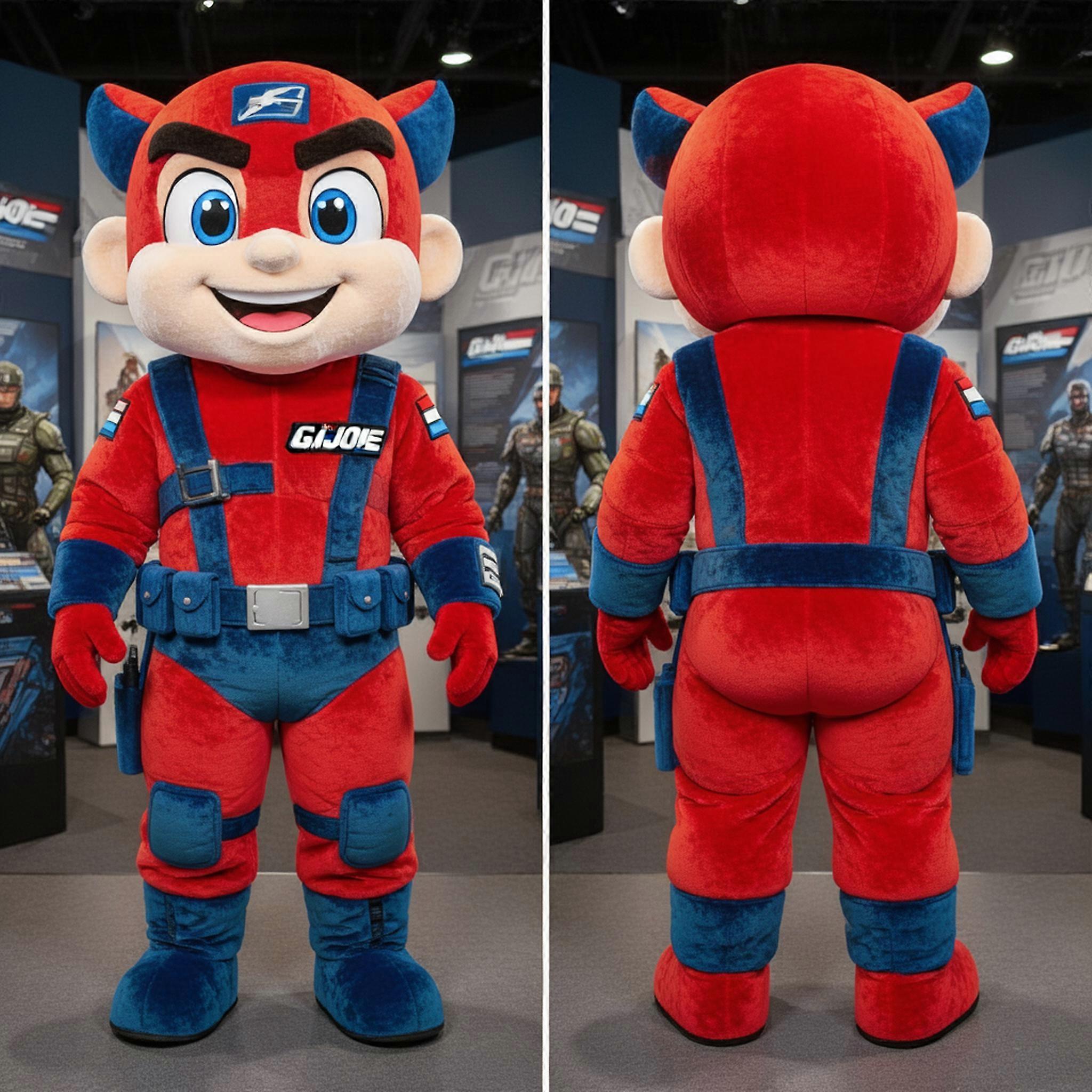 MASTICOT Red Heroic Gi Joe Mascot