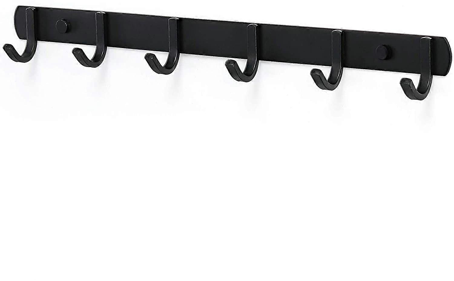 Wall Mounted Coat Rack Solid Hooks for Bathroom Bedroom Office