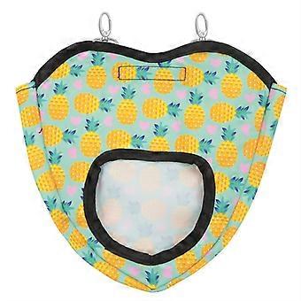Pet Rabbit Guinea Pig Hanging Feeding Hay Storage Bag, Specification: Pineapple One-hole