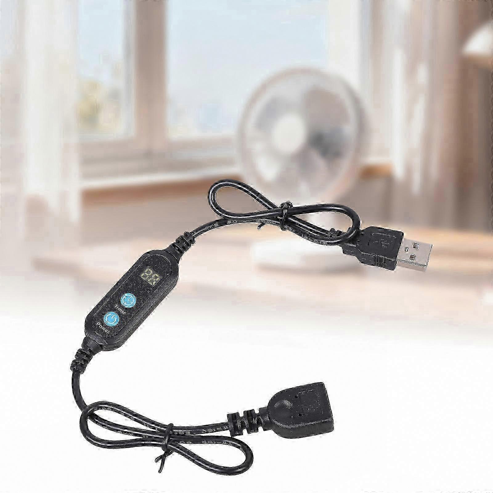 Electronics & Appliances USB Timer Cable Extension Cord, 1 to 12 Hour Countdown Setting, Energy Saving