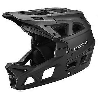31 Vents Adult Full Face Mountain Bike Helmet with Over for 59-61cm Head Circumference, Comfortable Cycling in Warm Weather