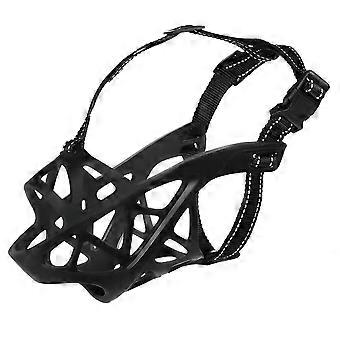 Pet Mask Dog Mouth Cover for Barking and Biting Adjustable Muzzle