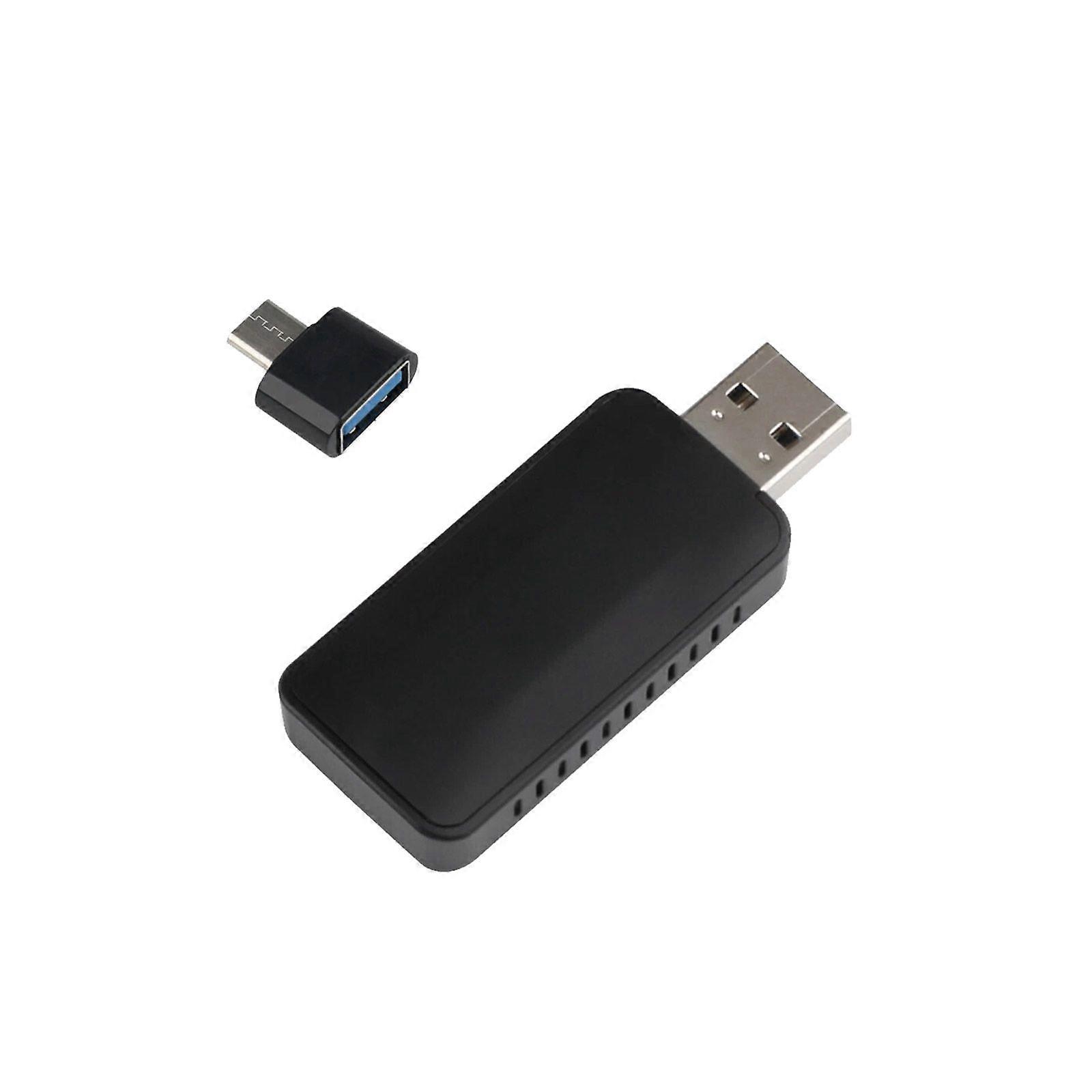 Wireless CarPlay & Android Auto Adapter, Plug & Play, Mini, iOS/Android, 5GHz WiFi