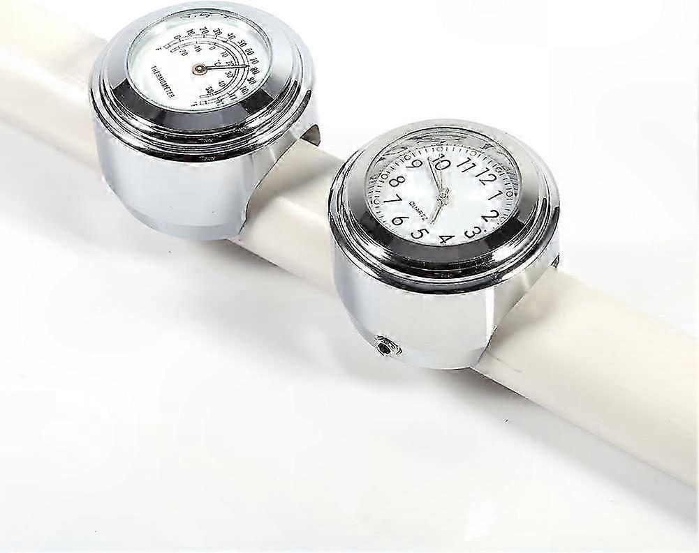 Waterproof Digital Clock and Thermometer for 7/8" Handlebars