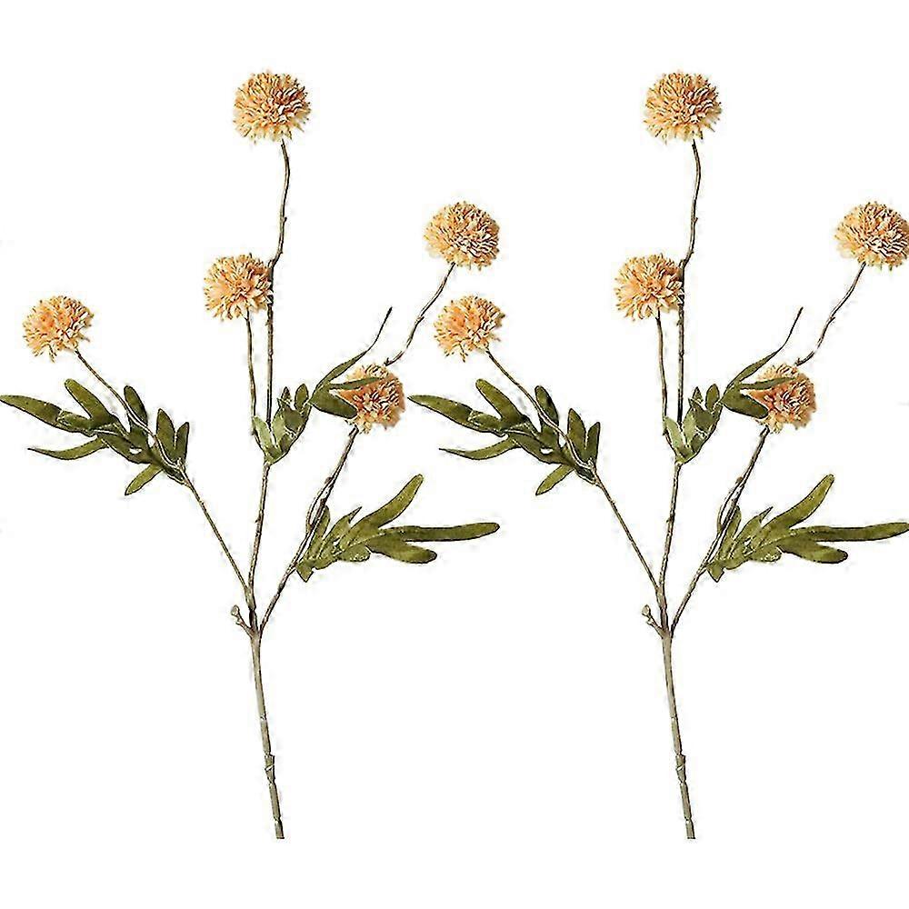 Reusable Silk Pompon Mum Arrangement