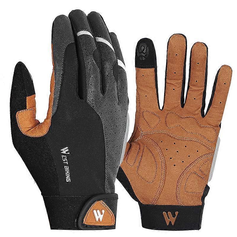 Full-Finger Shock-Absorbing Motorcycle Gloves