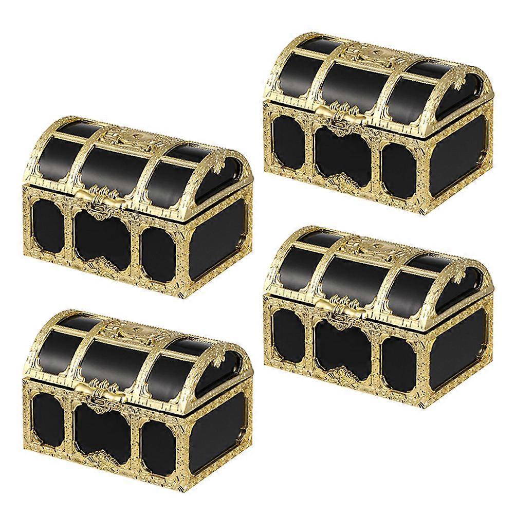Plastic Pirate Candy Box Candy Packaging Box compatible with Wedding 4Pcs