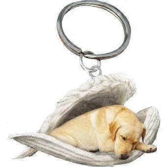 Acrylic Dog Angel Hanging Charm