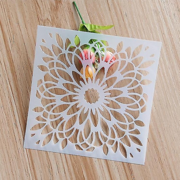 Datura Template Diy Plastic Wall Spray Painting Template