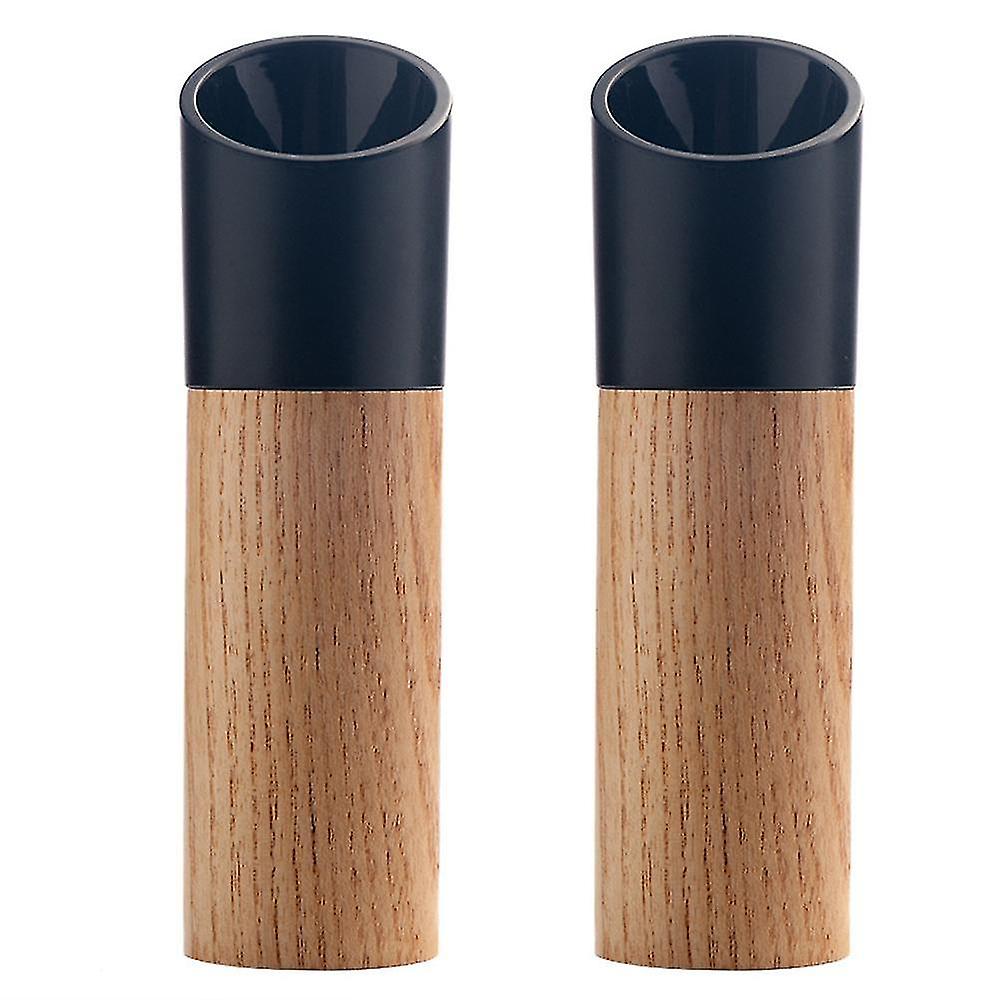 Salt And Pepper Grinder Set With Adjustable Grind Size