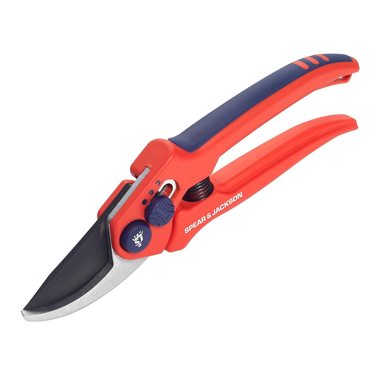 Spear & Jackson Adjustable Bypass Secateurs, Razorsharp Garden Tool