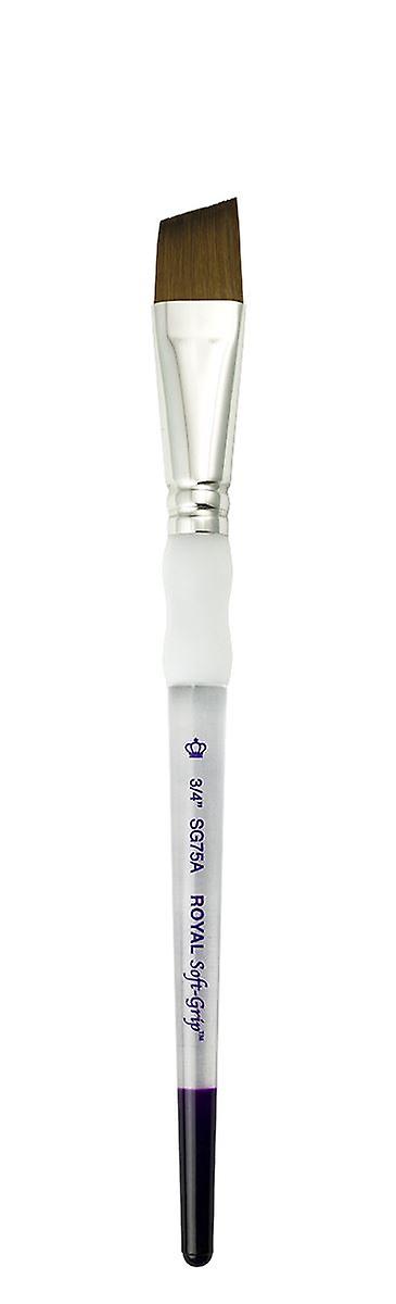 Royal & Langnickel Soft Grip Synthetic Sable Brush SG75A Angular 3/4"