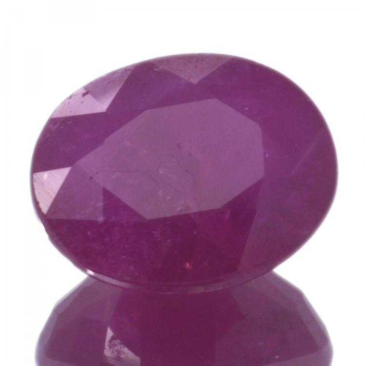 4,27ct Ruby Oval Cut awo33