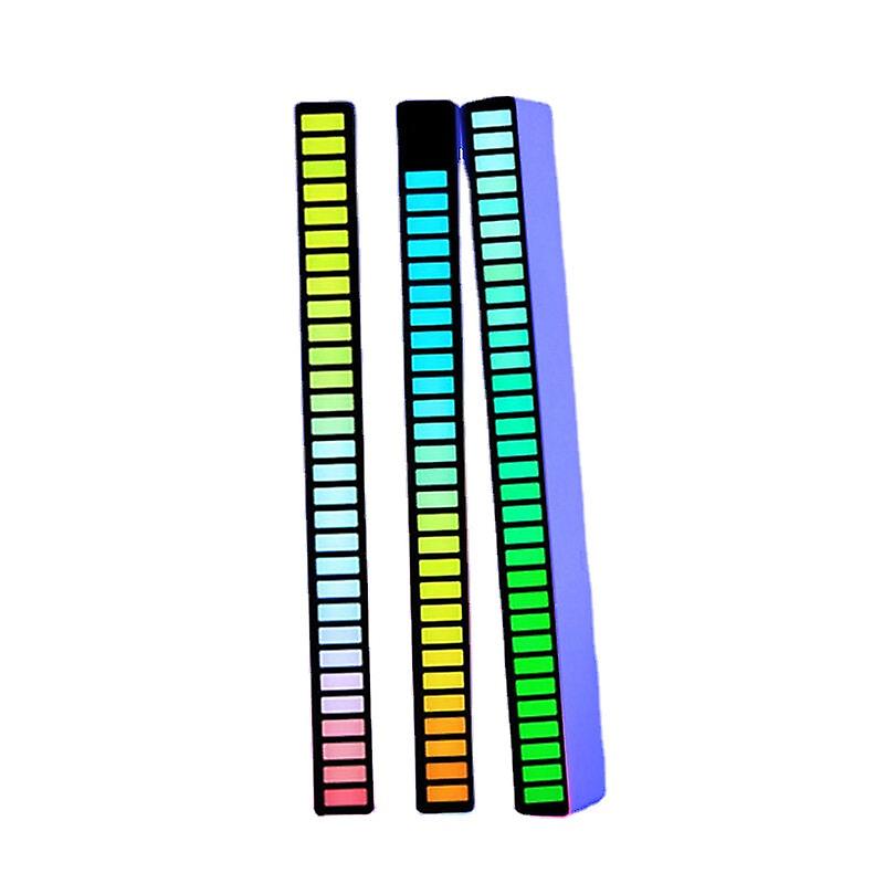 Rgb Led Interior Atmosphere Light Strip With Usb, Wireless Remote, Music Control, 8 Modes For Home Decoration