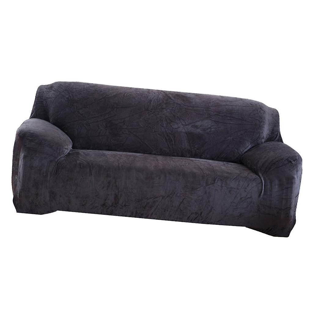 bomull polyester tyg stretch soffa soffa överdrag för hem svart
